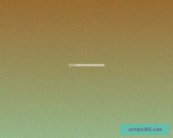 2026世界杯精彩瞬间回顾震撼对决与精彩进球集锦